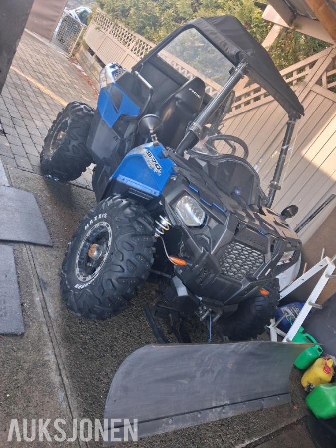 2015 POLARIS SPORTSMAN ACE 570 MED HENGERFESTE VINSJ SNØSKJÆR
