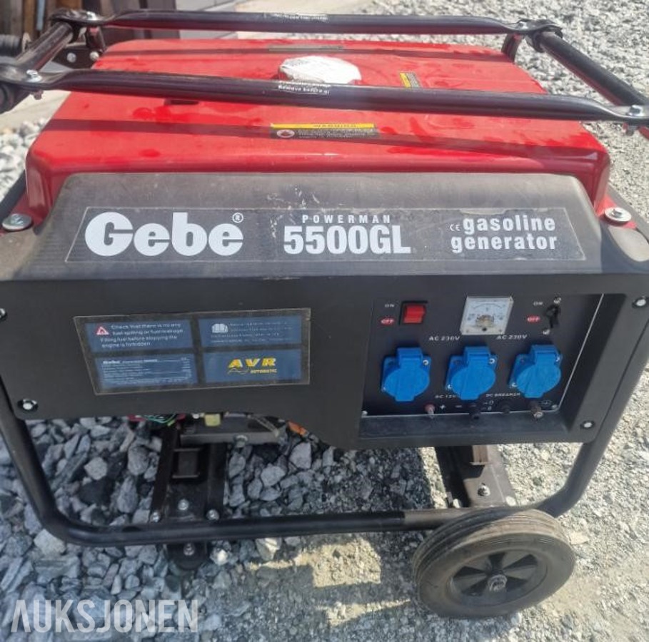 Gebe Powerman 5500gl aggregat 5500W