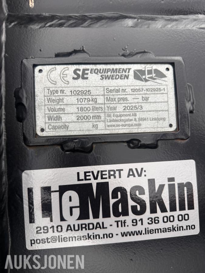 SE Gallerskuffe S70 1800L 2025 mod