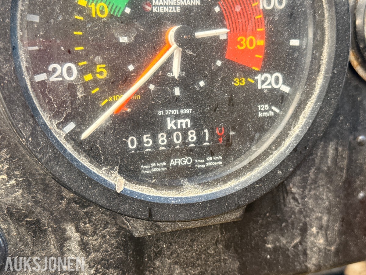 1993 MAN 24460 Brannbil 6x6 58081km