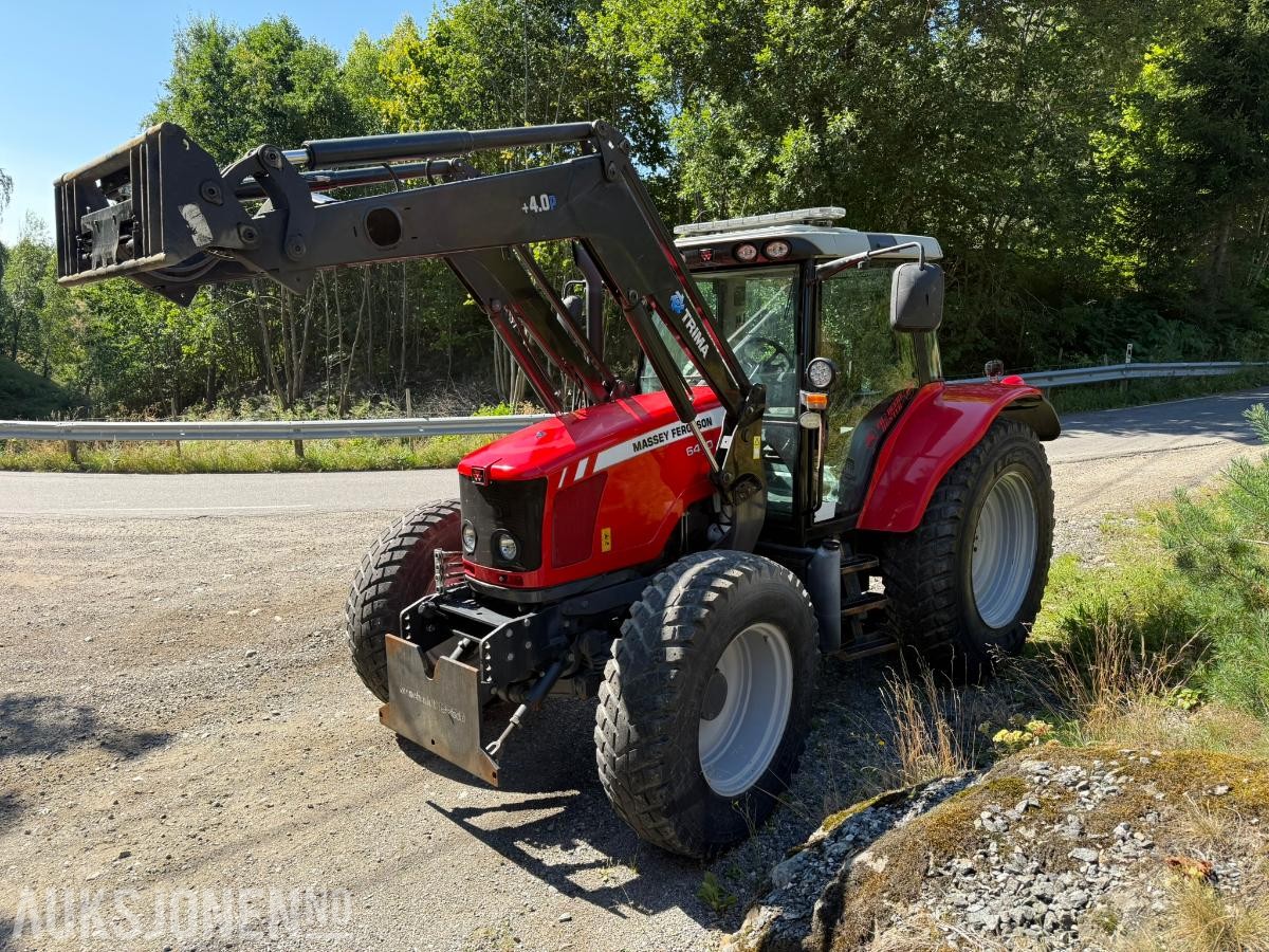 2010 Massey Ferguson 6470 Dyna-6 / 50 km/t / Brøyteplate / Laster / 
