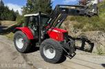 2010 Massey Ferguson 6470 Dyna-6 / 50 km/t / Brøyteplate / Laster / 