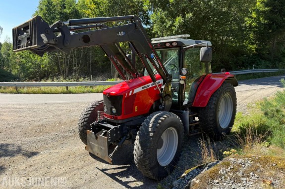 2010 Massey Ferguson 6470 Dyna-6 / 50 km/t / Brøyteplate / Laster / 