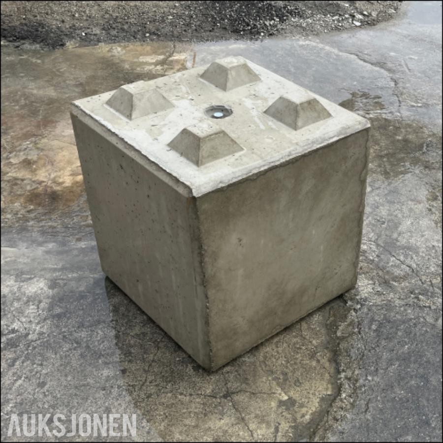 10 STK BETONGBLOKKER 600x600 - Produsert 2026 