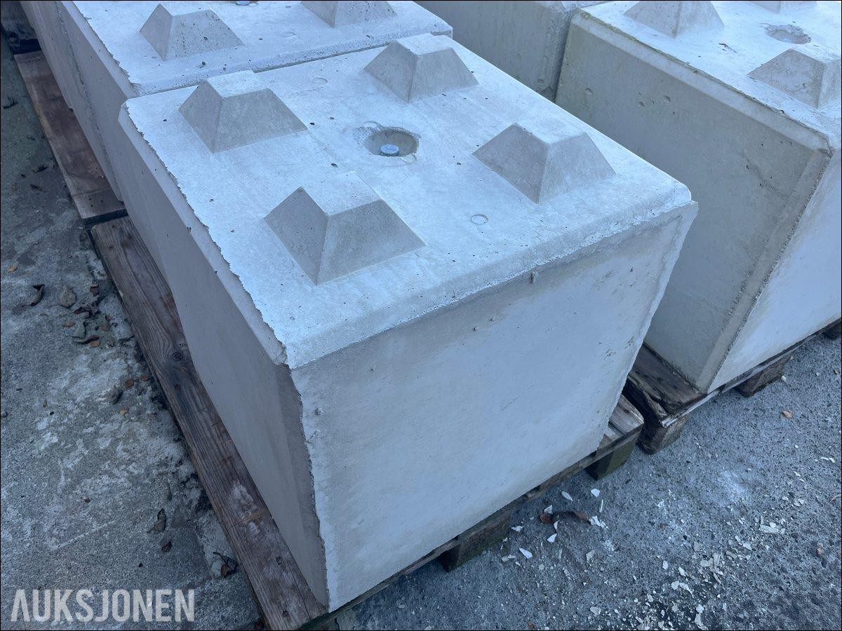 10 STK BETONGBLOKKER 600x600 - Produsert 2026 