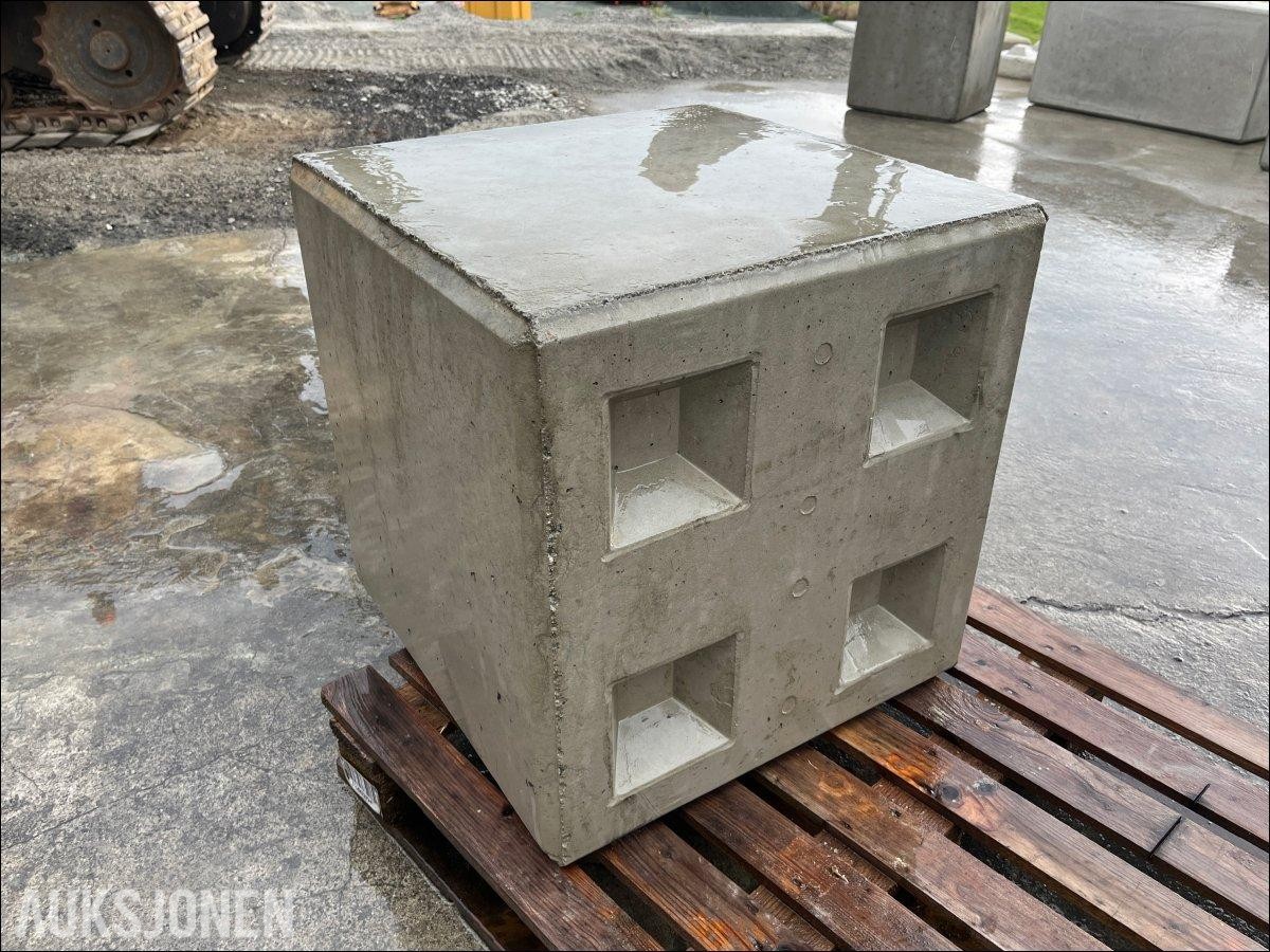 10 STK BETONGBLOKKER 600x600 - Produsert 2026 