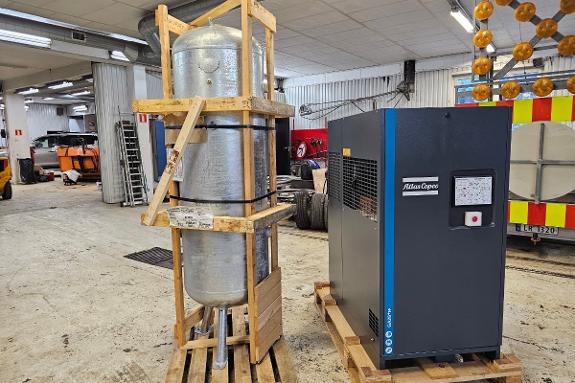 2023 Atlas Copco GA 26+ FF skruluft kompressor ubrukt