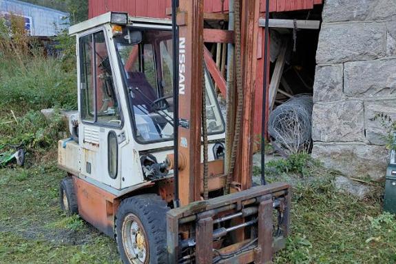 1993 Nissan RGH02A30U gaffeltruck