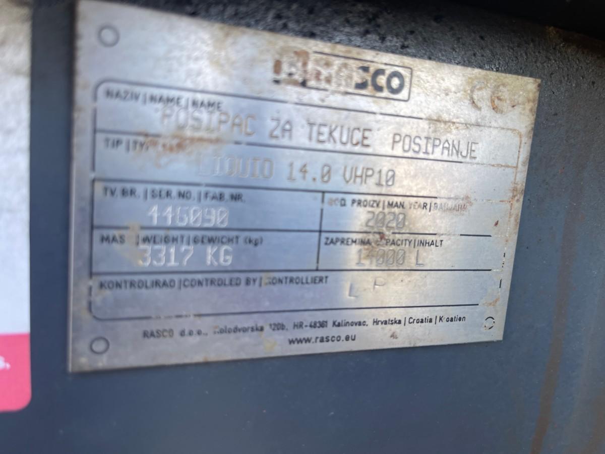 2020 Rasco LIQUID 14.0 VHP10 Saltlakespreder