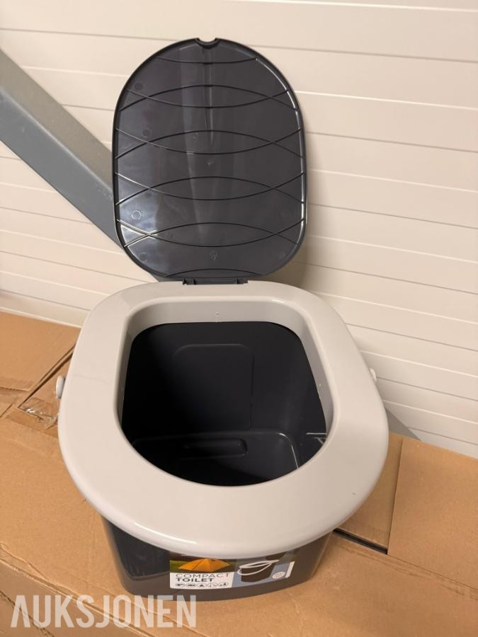 Beredskapstoaletter – 8 stk. nye BranQ Compact-toaletter
