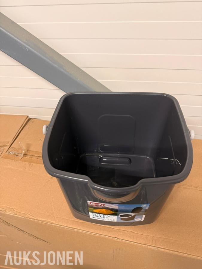 Beredskapstoaletter – 8 stk. nye BranQ Compact-toaletter