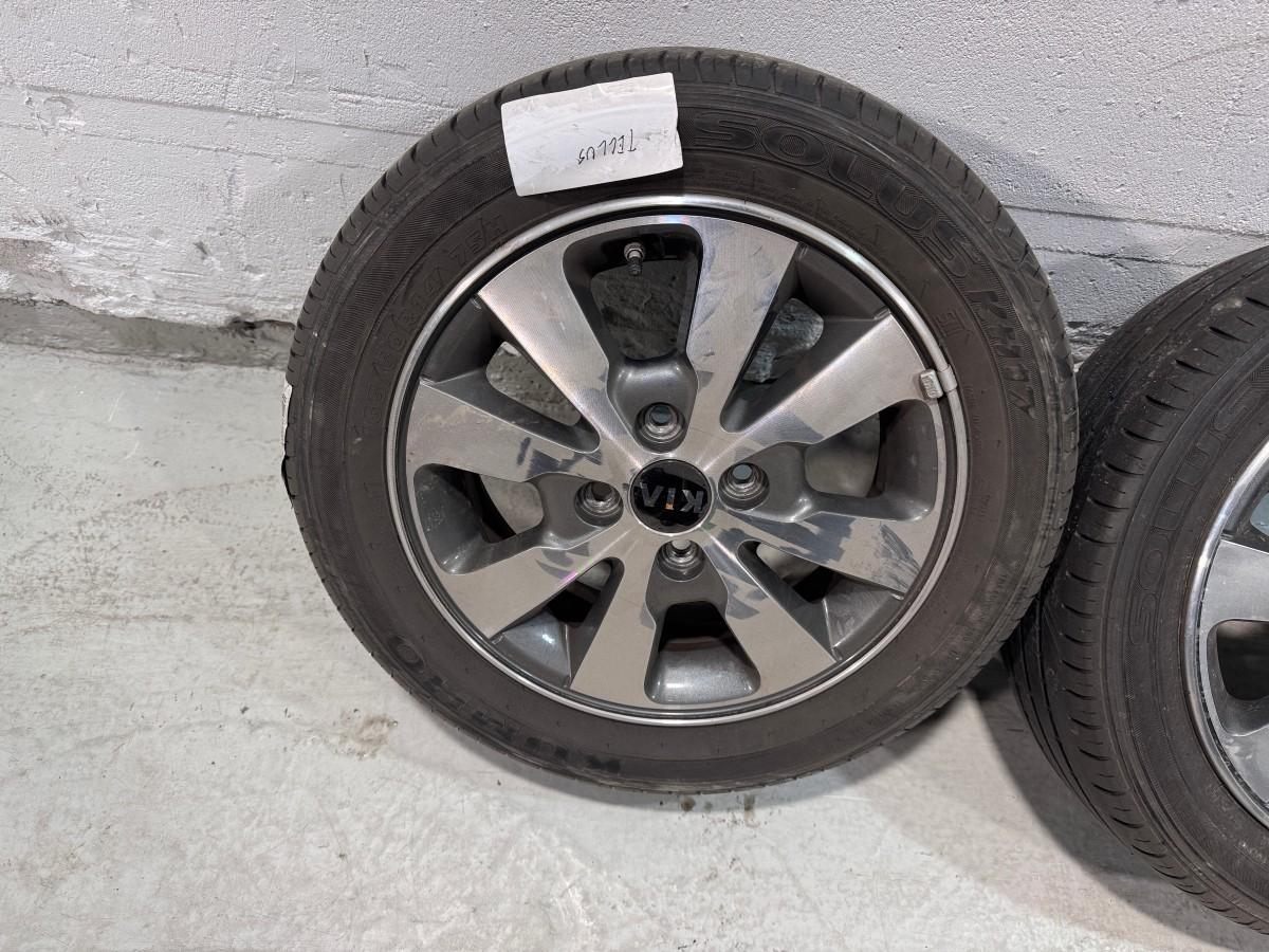 4 stk. Kia originalfelger med sommerdekk – 165/60 R14