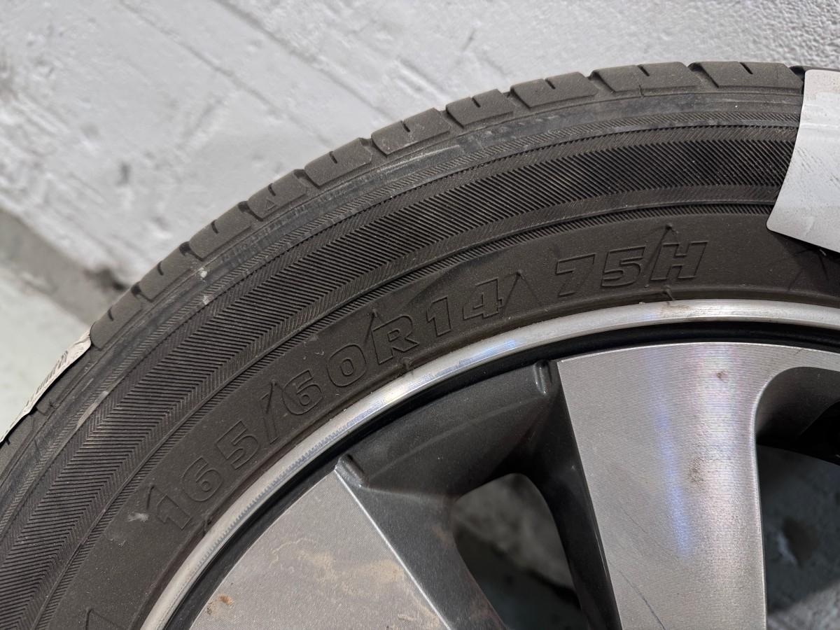 4 stk. Kia originalfelger med sommerdekk – 165/60 R14