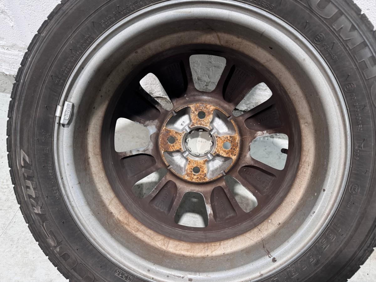 4 stk. Kia originalfelger med sommerdekk – 165/60 R14