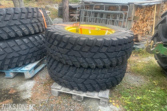 Traktorhjul - Nokian Tri 2, 4 stk -hvorav 2 framhjul, og 2 bakhjul