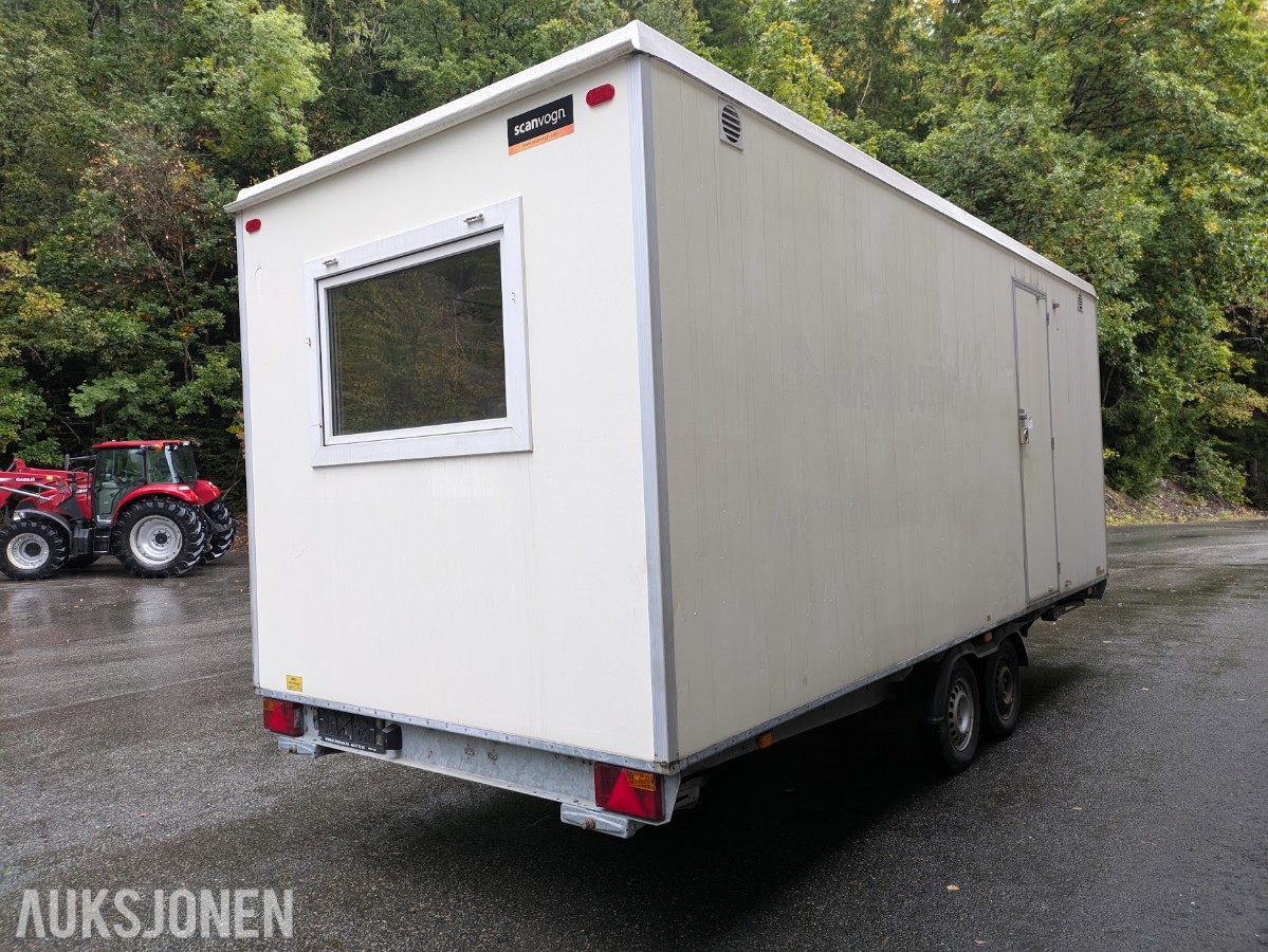 2019 Scanvogn 570 mannskapsvogn, pauserom, dusj, toalett og garderobe