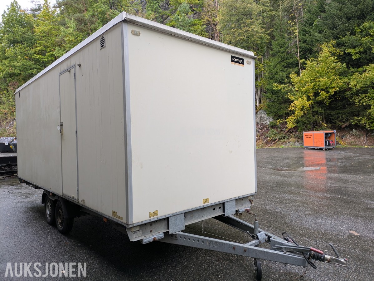 2019 Scanvogn 570 mannskapsvogn, pauserom, dusj, toalett og garderobe
