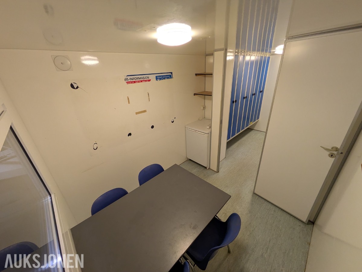 2019 Scanvogn 570 mannskapsvogn, pauserom, dusj, toalett og garderobe