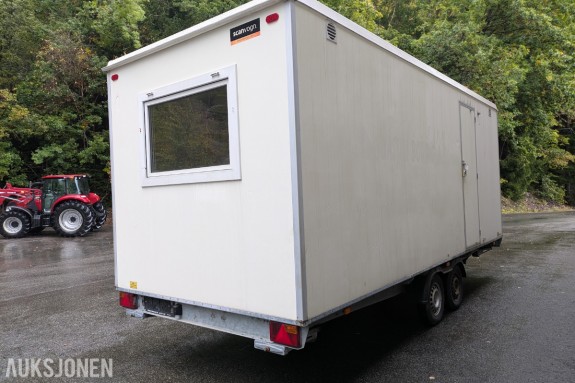 2019 Scanvogn 570 mannskapsvogn, pauserom, dusj, toalett og garderobe