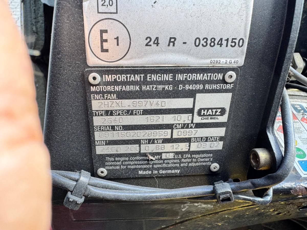 2002 Dynapac LT852 grøftevals 1608 KG 13, KW MOTOR
