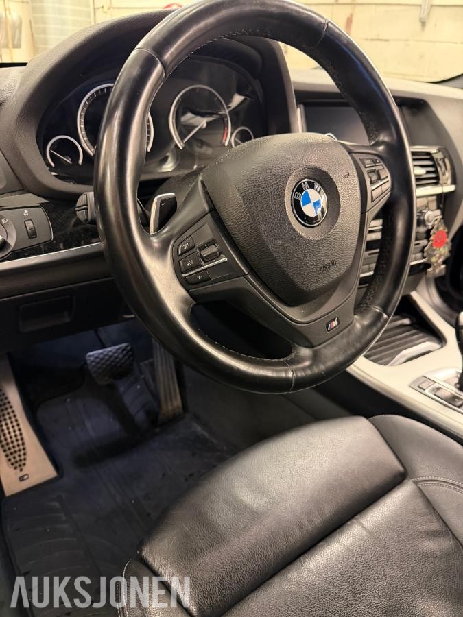 2014 BMW X3, xDrive20d M-sport facelift automat cruisekontroll ryggekamera , 157000km
