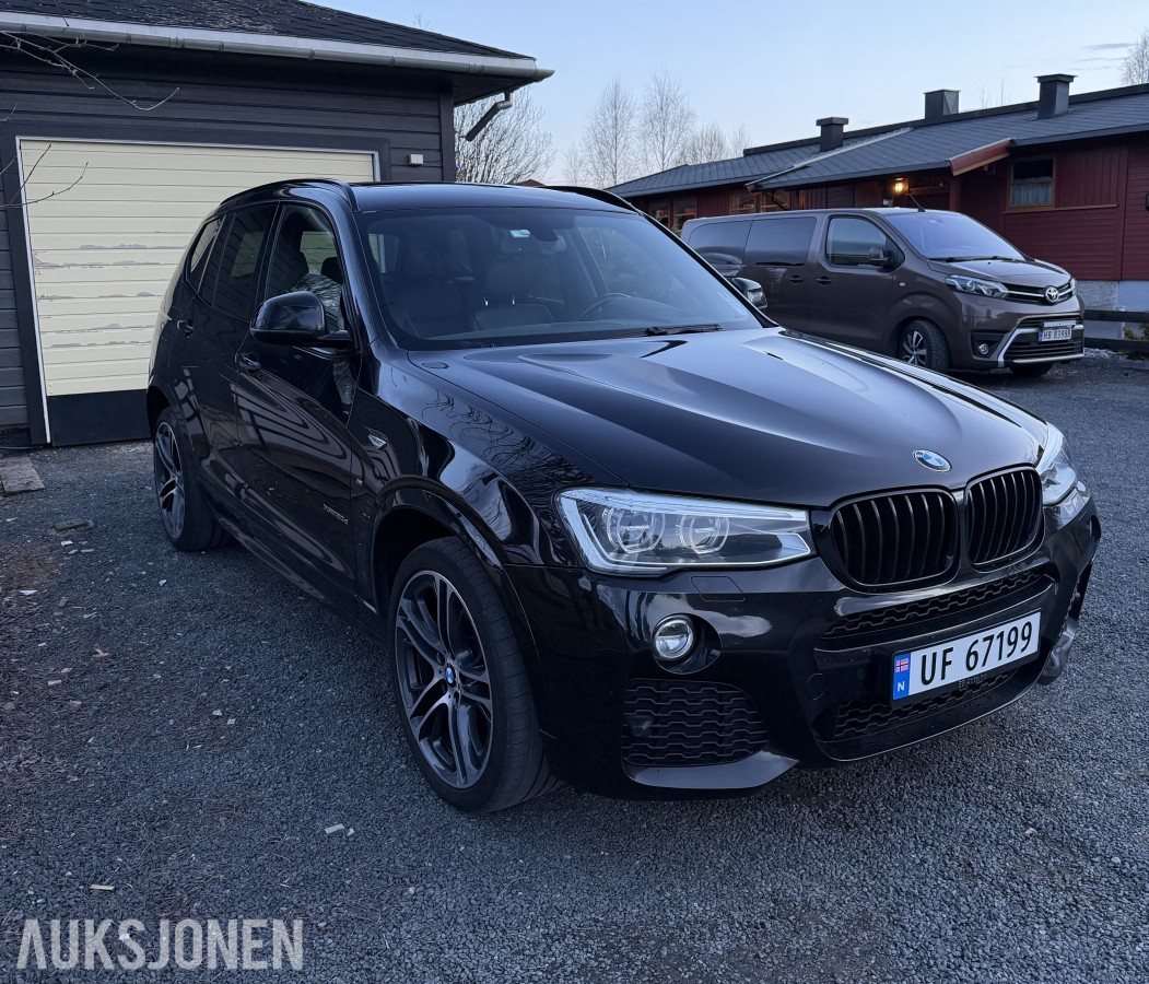 2014 BMW X3, xDrive20d M-sport facelift automat cruisekontroll ryggekamera , 157000km