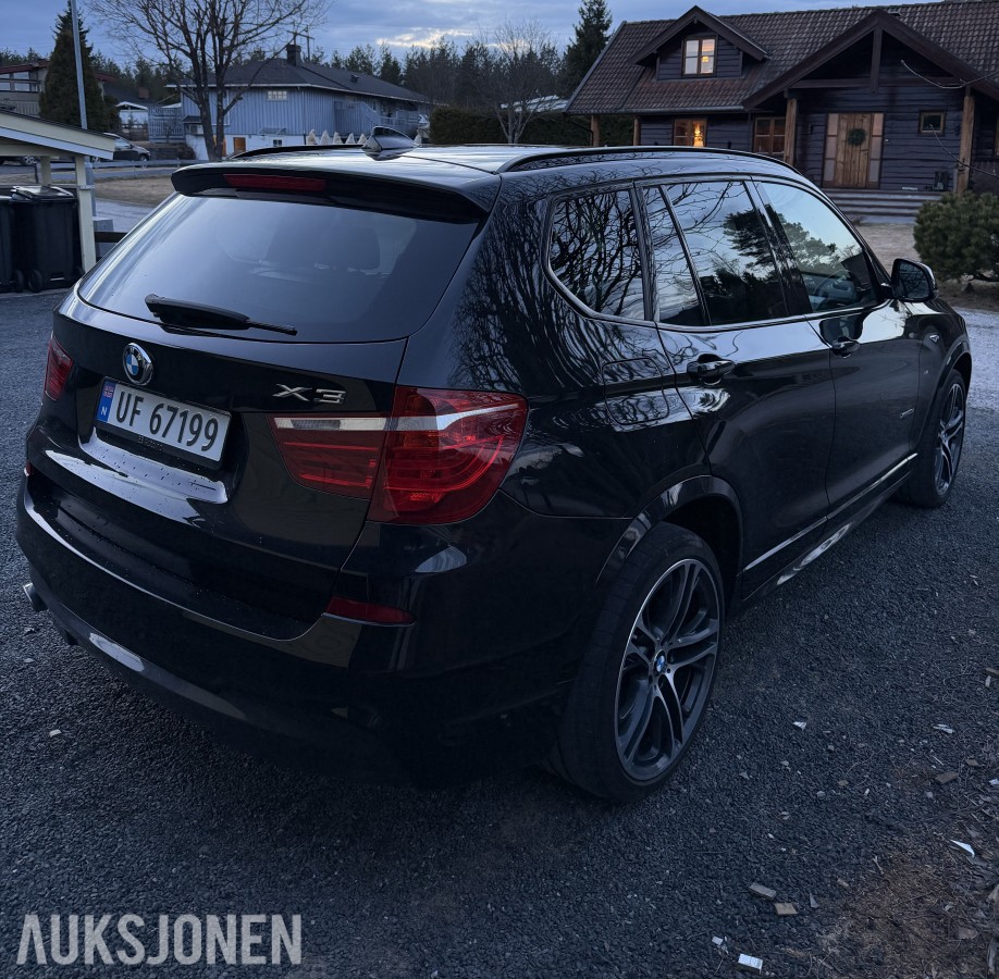 2014 BMW X3, xDrive20d M-sport facelift automat cruisekontroll ryggekamera , 157000km