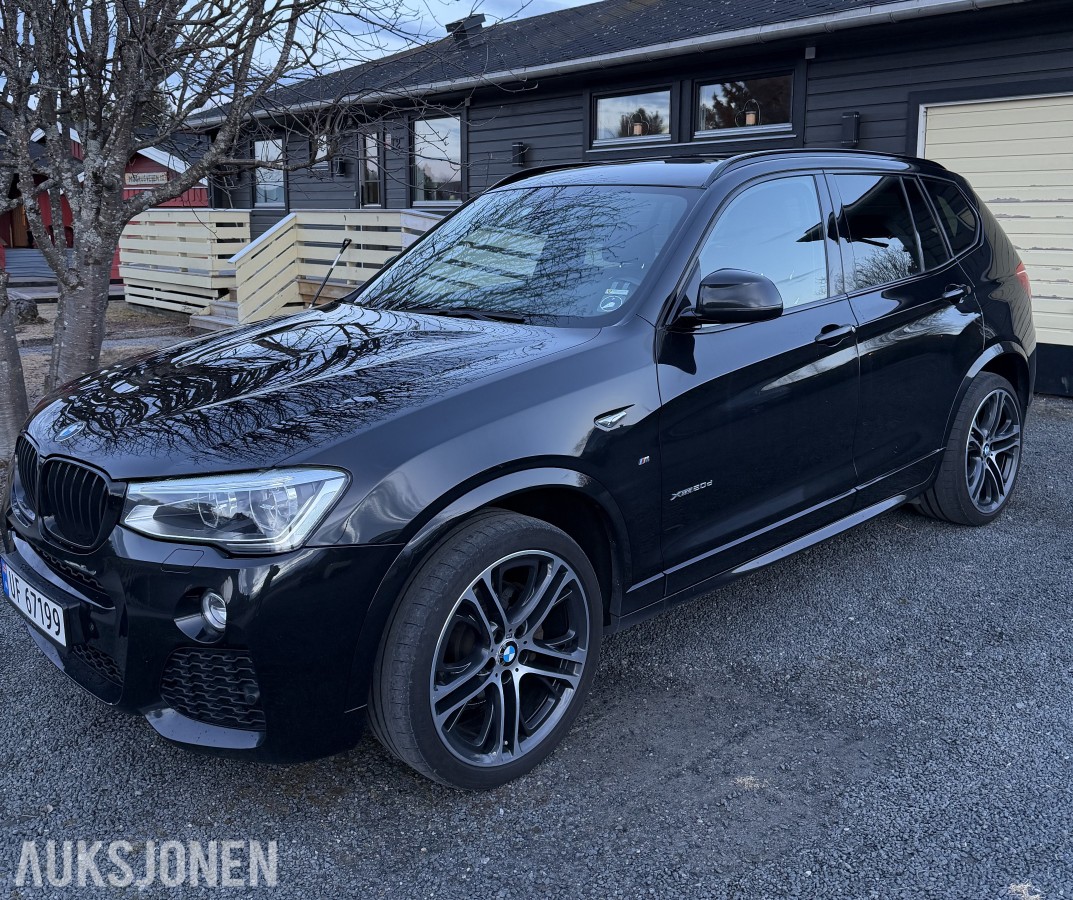 2014 BMW X3, xDrive20d M-sport facelift automat cruisekontroll ryggekamera , 157000km