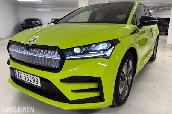 2023 Skoda ENYAQ IV SUV 4x4 Coupe RS - Mamba Green - Canton Lydanlegg