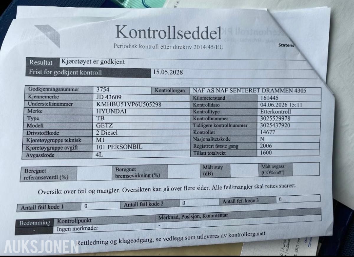 2006 Hyundai Getz 1.5 Diesel, Hengerfeste, 161344km