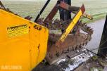 DH45 Trencher med vibrofunksjon bak og maskintralle