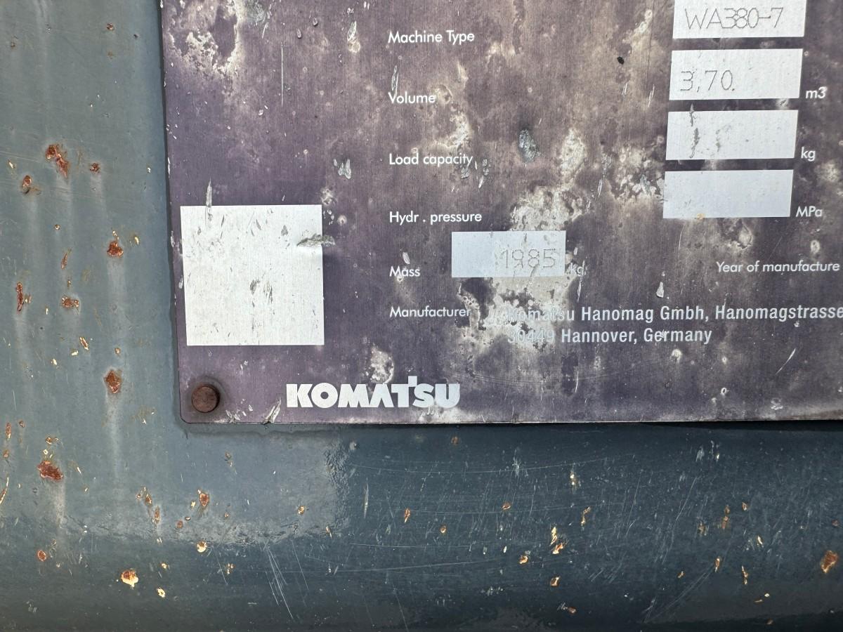 1985 Komatsu Hjullasterskuffe
