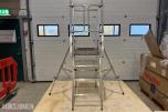 MUNK FlexxStep Arbeidsplattform/leider m/port, 4 trinn.