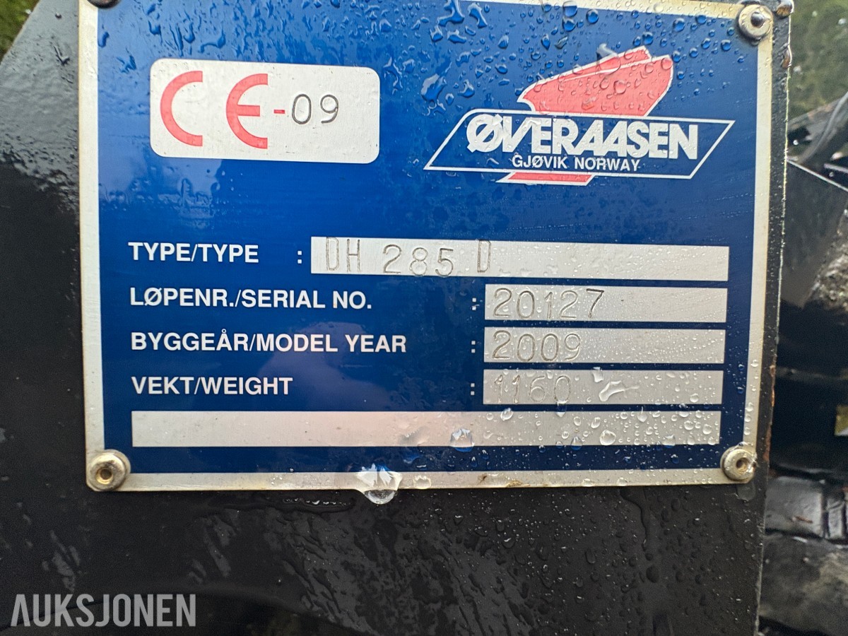 2009 Øveraasen Diagonalplog DH 285 D