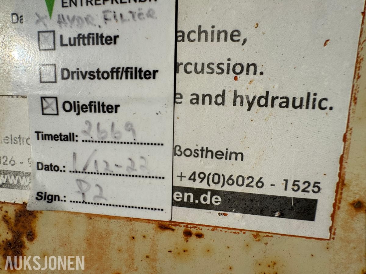 2012 Gayk HRE 4000 hydraulisk borerigg/Rekkverksrigg / 2683 timer