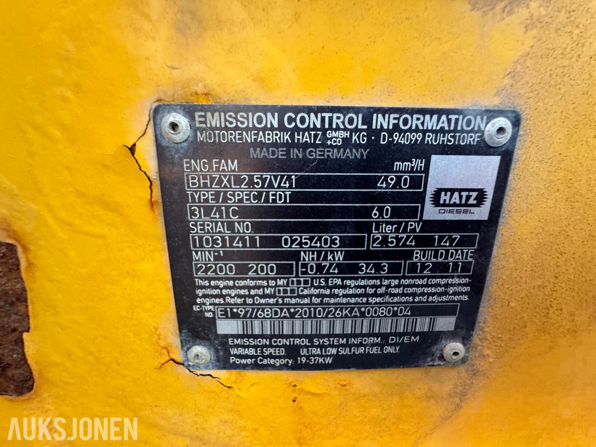 2012 Gayk HRE 4000 hydraulisk borerigg/Rekkverksrigg / 2683 timer