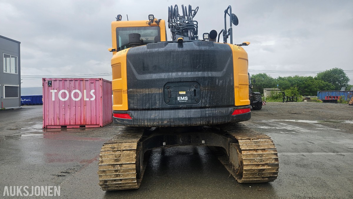2023 Hyundai HX130A LCR - rototilt, sentralsmøring, to-delt bom ++