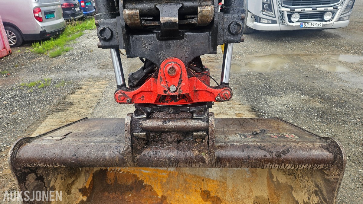 2023 Hyundai HX130A LCR - rototilt, sentralsmøring, to-delt bom ++