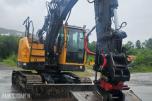 2023 Hyundai HX130A LCR - rototilt, sentralsmøring, to-delt bom ++