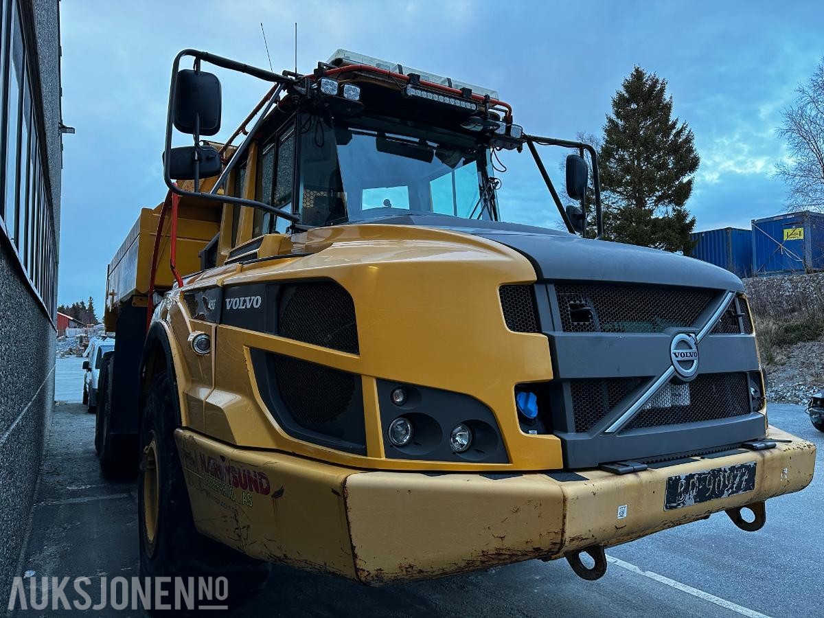 2015 Volvo A25G Dumper 7750 timer