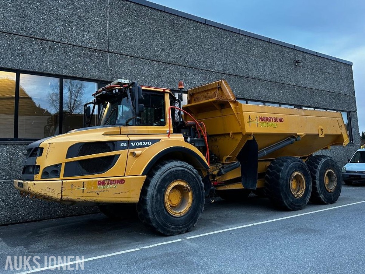 2015 Volvo A25G Dumper 7750 timer