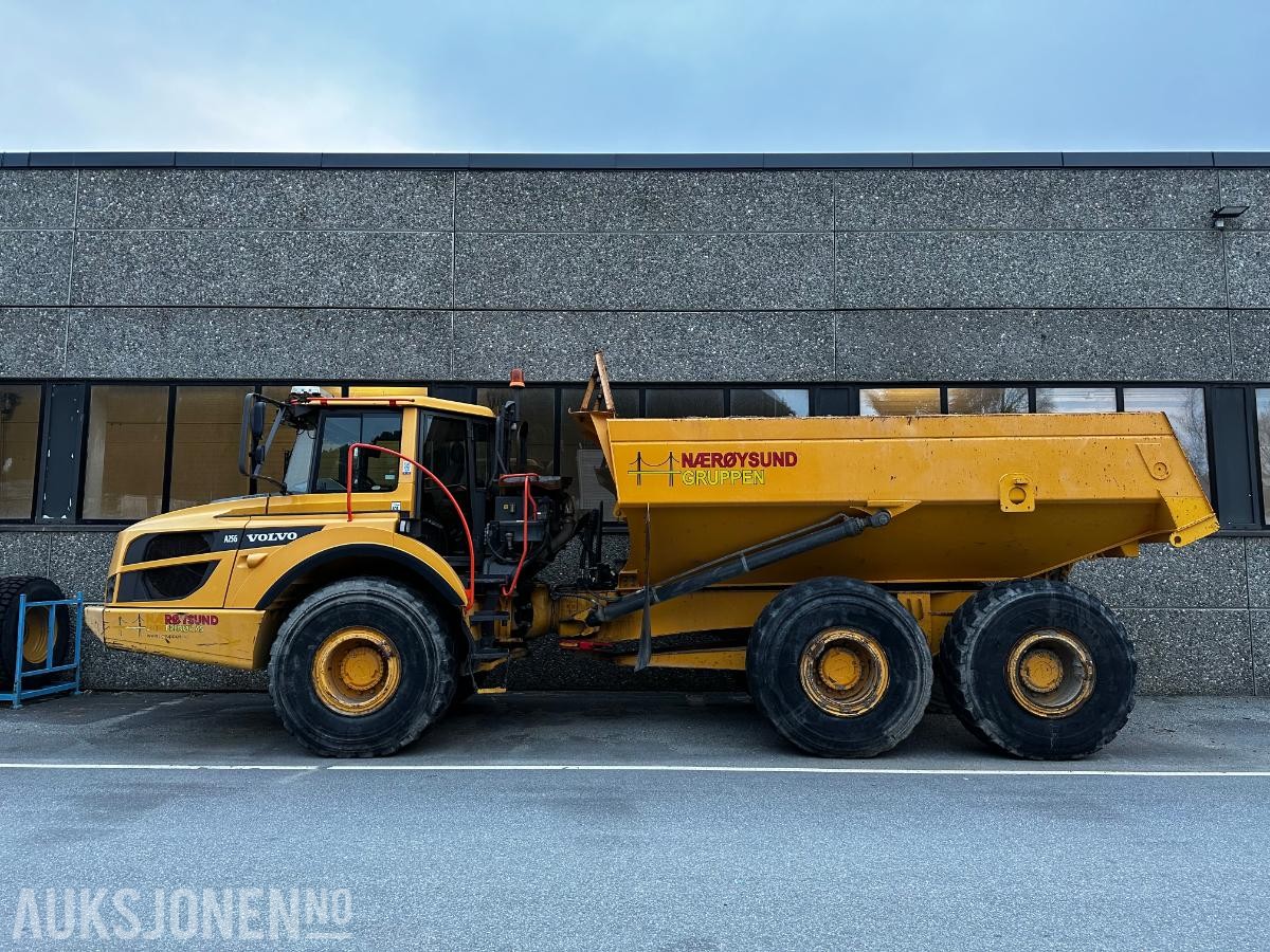 2015 Volvo A25G Dumper 7750 timer