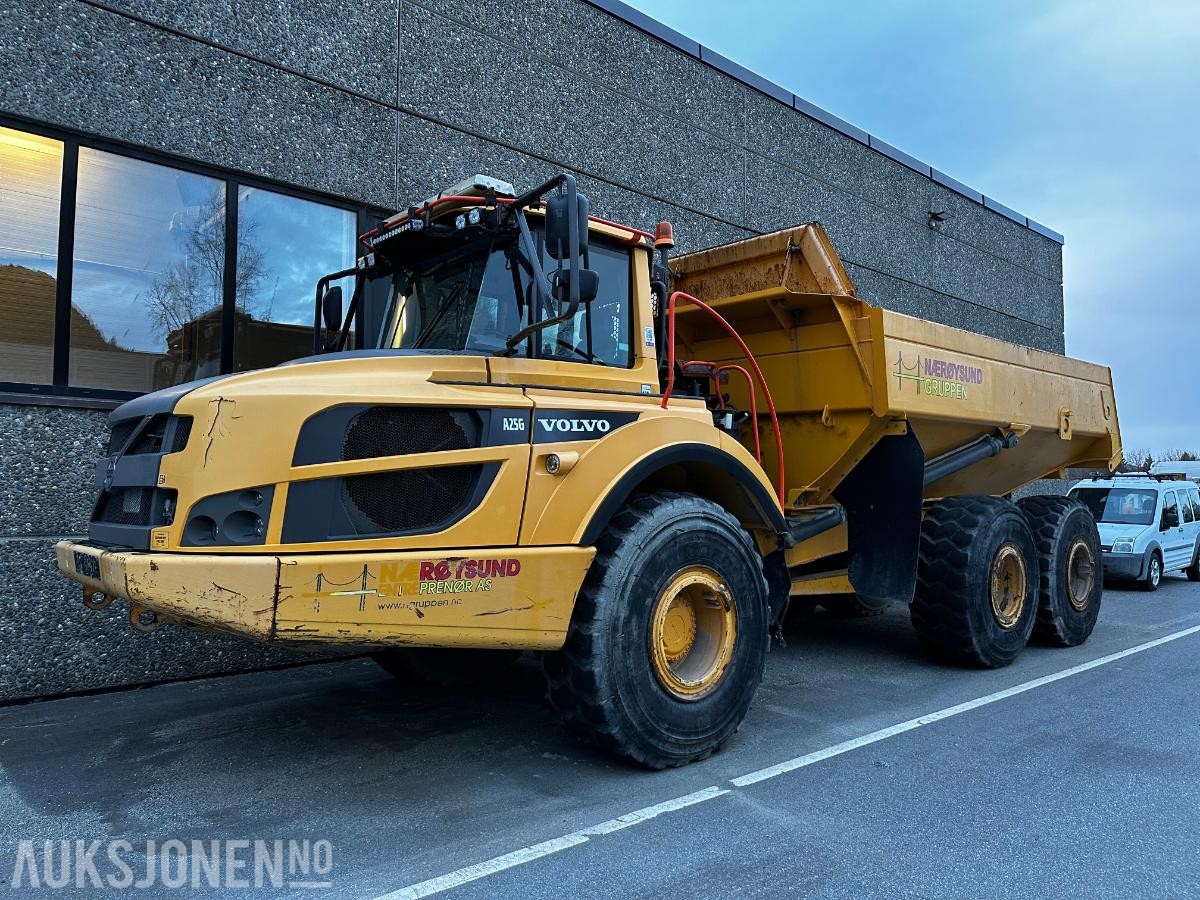 2015 Volvo A25G Dumper 7750 timer