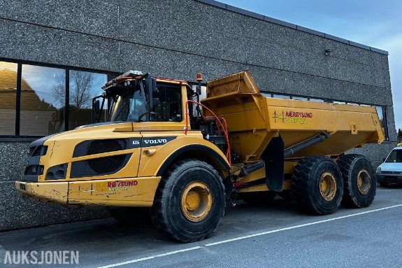 2015 Volvo A25G Dumper 7750 timer 