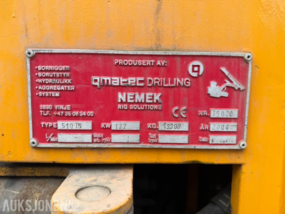 2008 QMATEC 510TS PELERIGG m/4hammere