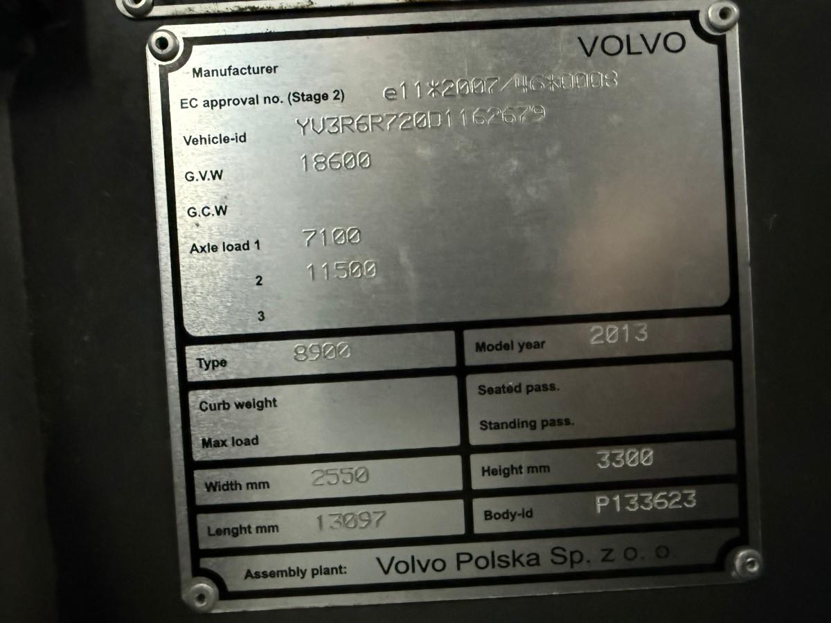 2013 Volvo 8900 B7R 