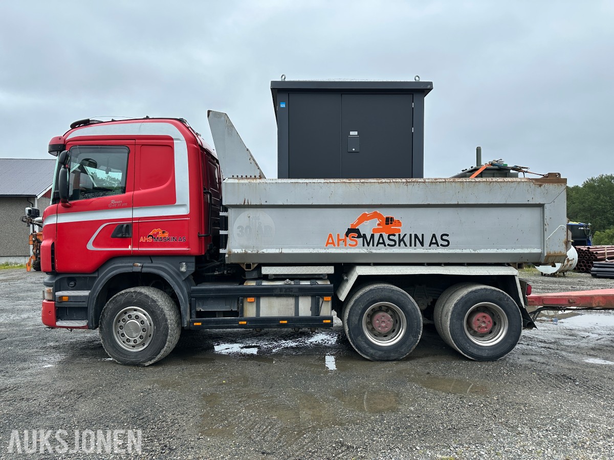 2012 Scania R730 6x4 - tippbil, brøyterigget, retarder