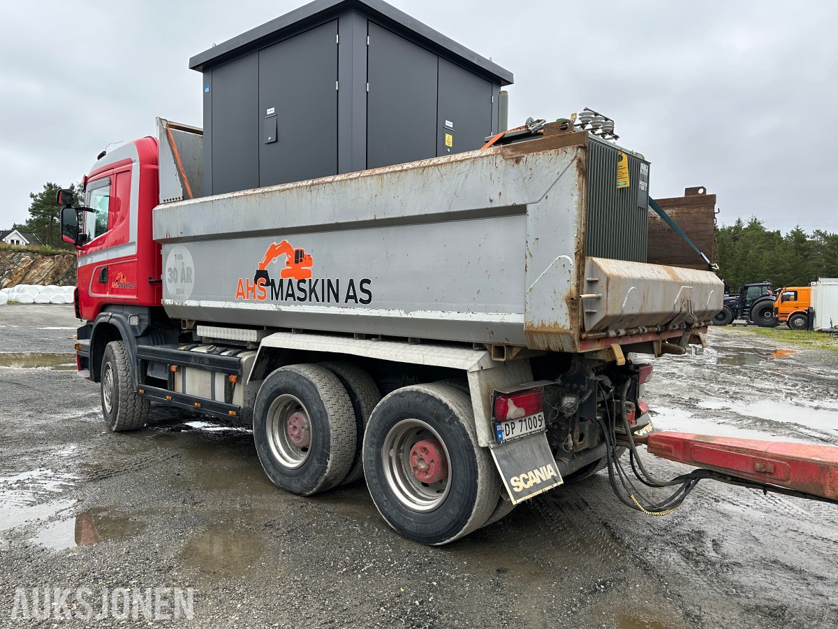 2012 Scania R730 6x4 - tippbil, brøyterigget, retarder