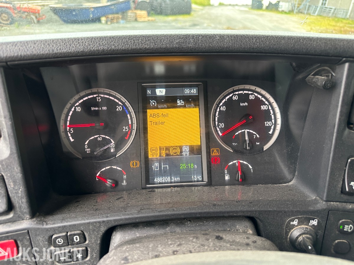 2012 Scania R730 6x4 - tippbil, brøyterigget, retarder
