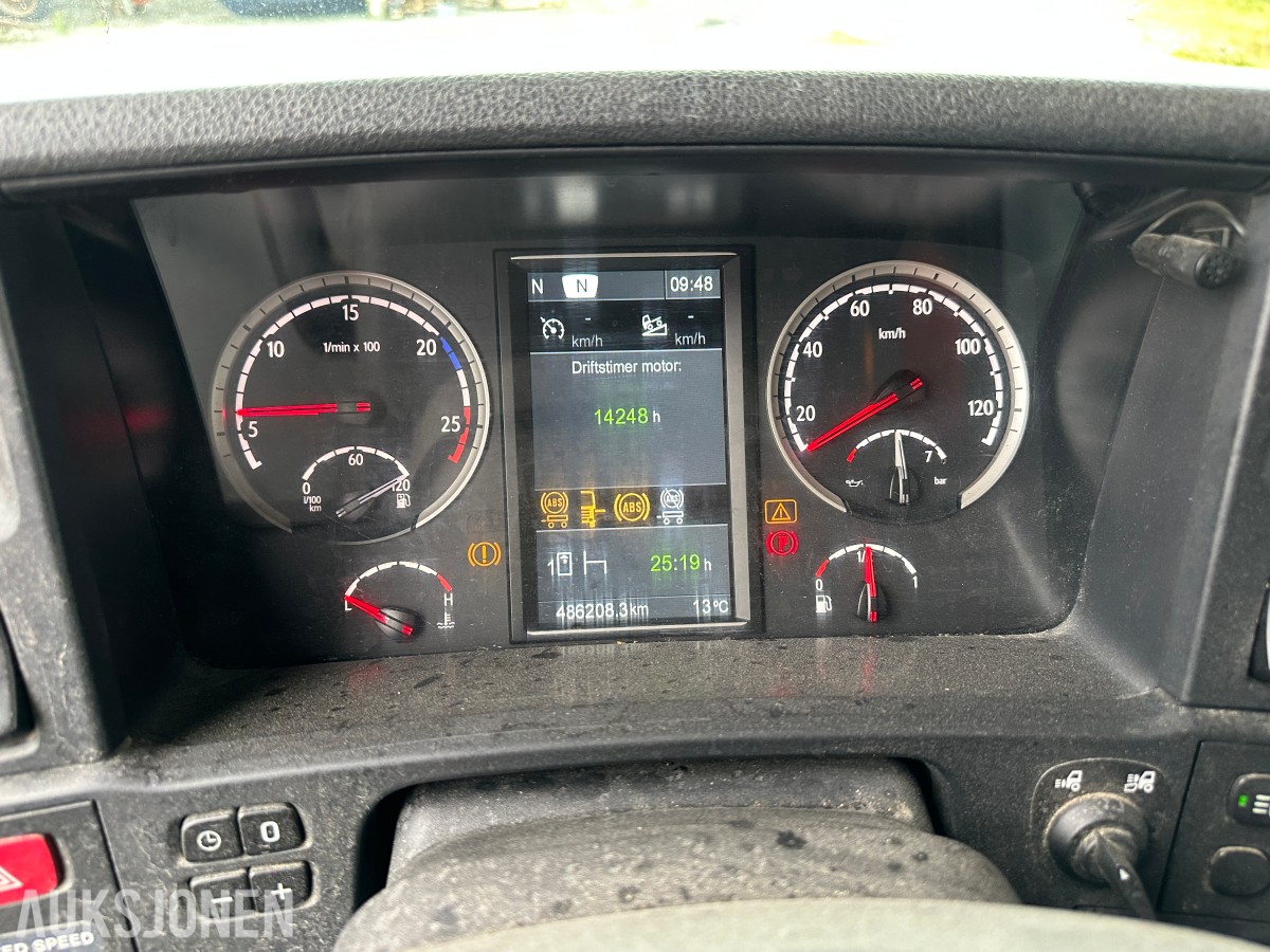 2012 Scania R730 6x4 - tippbil, brøyterigget, retarder